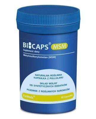 BICAPS MSM 700 mg - пищевая добавка помогает дополнить ежедневный рацион органической серой, 60 капсул 105454 фото