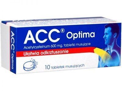 ACC Optima - от кашля, 600 мг, 10 шт. 105219 фото