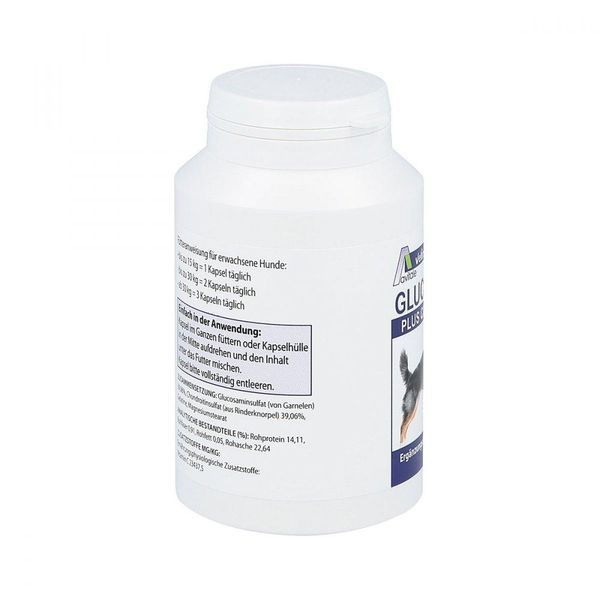 Glucosamin + Chondroitin - Капсули Глюкозамін + Хондроїтин для собак (120 шт.) 105119 фото Glucosamin + Chondroitin - Капсули Глюкозамін + Хондроїтин для собак (120 шт.) 105119 фото