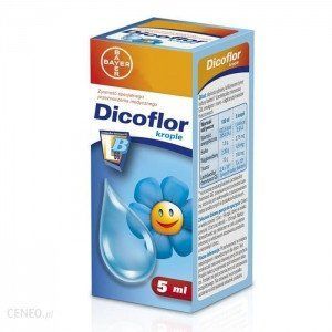 Dicoflor - пробіотик, краплі для доповнення раціону дітей з першого дня життя, 5 мл 104120 фото