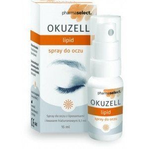 Okuzell Lipid - увлажняющий спрей для глаз с липидами, 15 мл 103870 фото
