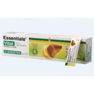 Essentiale Vital - для відновлення здоров'я печінки, оральна паста 600 мг, 21 пакетик 103370 фото