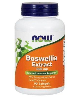 NOW FOODS Boswellia Extract 500 mg - для поддержки функционирования суставов, 90 капсул 105455 фото