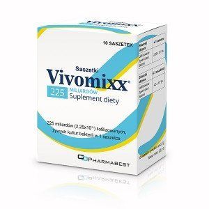 Vivomixx - 225 млрд лиофилизата живых культур пробиотических бактерий, 10 саше 103344 фото