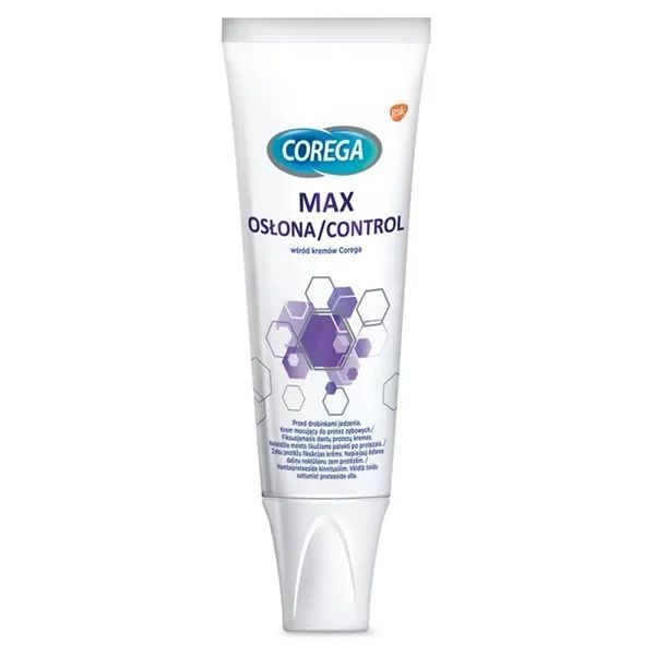Corega Max Cover Крем-фіксатор, Max Cover, нейтральний смак, 40 г 105194 фото