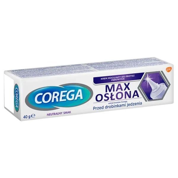 Corega Max Cover Крем-фіксатор, Max Cover, нейтральний смак, 40 г 105194 фото