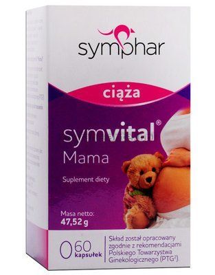 Symvital мама Харчові добавки при вагітності 60 капсул 104171 фото