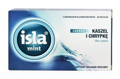 ISLA Mint, при простуде и раздражении полости рта, 60 пастилок 104621 фото