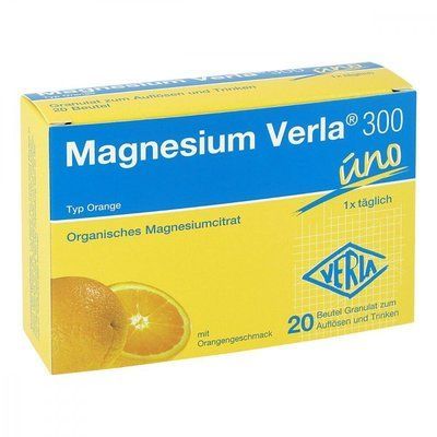Magnesium Verla Uno 300 - биологически активная добавка, устраняющая дефицит магния в организме, 20 саше 105835 фото