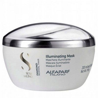 Alfaparf Diamond Illuminating Mask - осветительная маска для нормальных волос, 200ml 101971 фото
