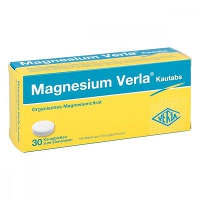 Magnesium Verla &mdash; Таблетки жувальні, рекомендований людям із дефіцитом магнію, 30 шт. 105836 фото