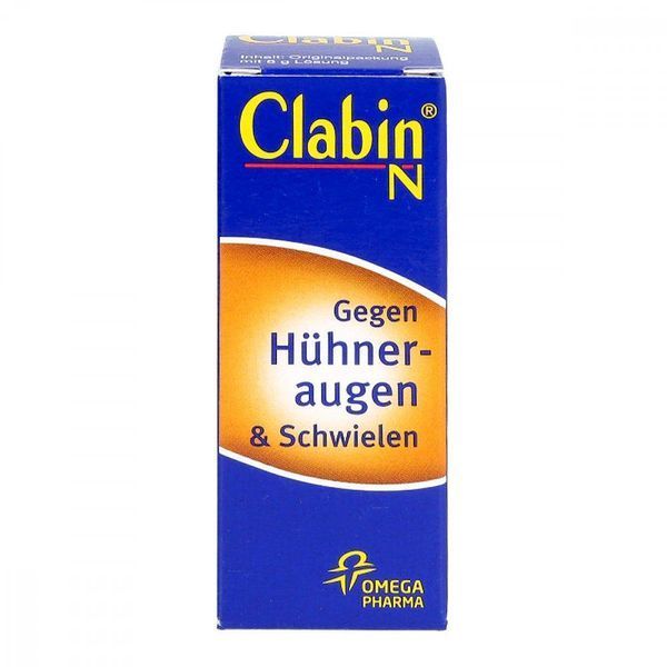 Clabin N - раствор для заживления бородавок и мозолей(8 г) (Германия) 105322 фото