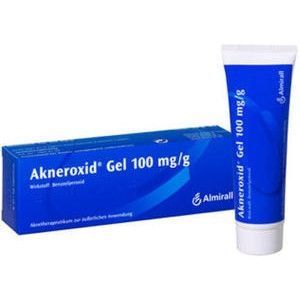 Akneroxid 10% - профилактика при угревой сыпи, особенно на грудной клетке и спине, 50 г 103523 фото