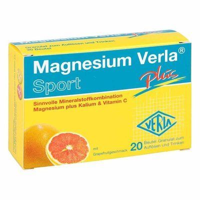 Magnesium Verla plus Sport &mdash; біологічно активна харчова добавка в гранулах, що містить магній, 20 шт. 105837 фото