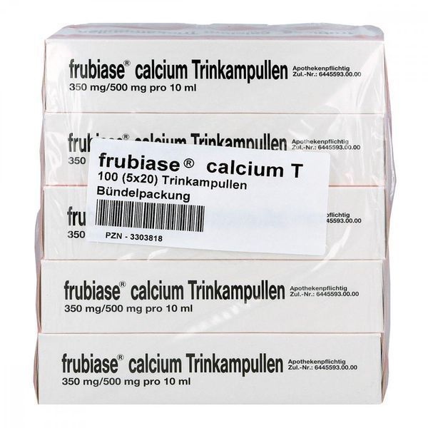 Frubiase Calcium T - питні ампули для профілактики дефіциту кальцію (5X20 шт.) 104973 фото