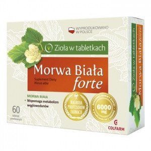 Morwa Biala Forte - екстракт листя білої шовковиці, 60 таб. 102924 фото