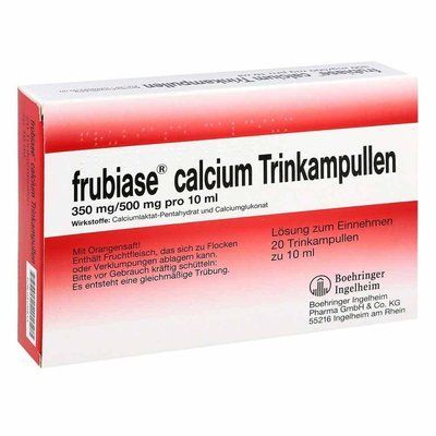 Frubiase Calcium T - питні ампули для профілактики дефіциту кальцію (20 шт.) 104974 фото