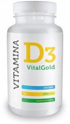Vitamina D3 2000 j.m. - витамин D3 для здоровья костей и зубов, 120 таб. 104775 фото