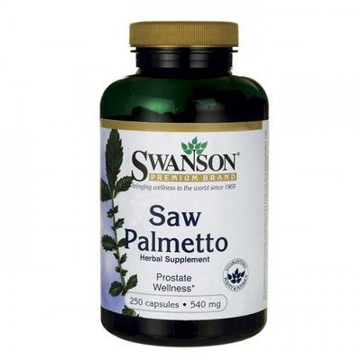 Saw Palmetto екстракт, Sabal мінор, 540 мг - вітаміни для здоров'я передміхурової залози, 250 кап. 104525 фото