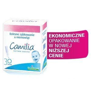 BOIRON Camilia - раствор при болезненном прорезывании зубов у младенцев, 30 амп. х 1 мл 104126 фото