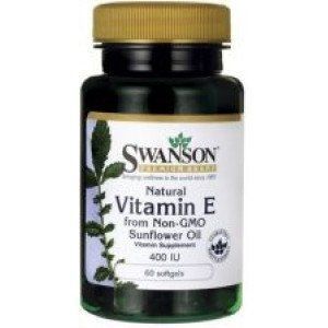 Vitamin E Sunflower Oil - вітамін E з насіння соняшнику, 400IU, 60 кап. 102776 фото