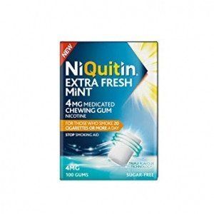 Niquitin Mint - жувальна гумка від нікотинової залежності, 4 мг, 100 шт. 103826 фото