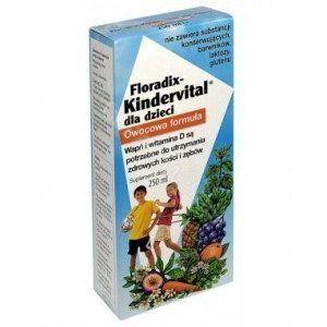 Floradix Kindervital - витамины с кальцием для детей от 3-х лет, 250 мл 104026 фото