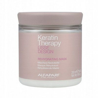 Alfaparf Lisse Design Keratin Mask - Восстанавливающая Маска, 200 мл 101976 фото