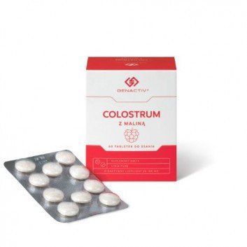 Genactiv Colostrum (Colostrigen Tabs) &mdash; Молозиво з малиною для імунітету для дітей і дорослих, 60 таб 105512 фото
