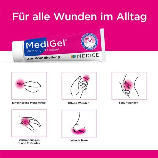 Medigel Wundheilung - лечебный гель от ран, 50 г 1014713 фото