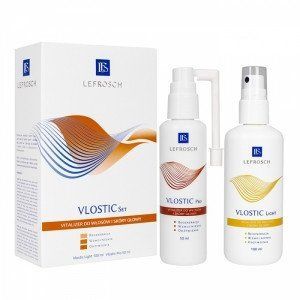 Vlostic Set (Pro + Light) - набор для поврежденных волос, склонных к выпадению, 100 мл + 50 мл 104228 фото