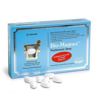 Bio-Magnez - комплекс из трех солей магния, 30 таб. 102628 фото