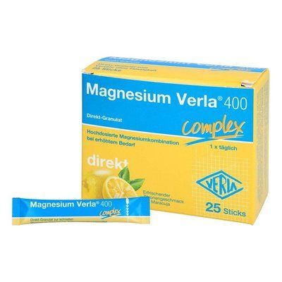 Magnesium Verla 400 Complex Direkt-granulat &mdash; біологічно активна харчова добавка, що містить магній, 25 шт. 105842 фото