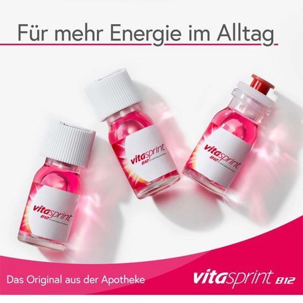Vitasprint B12 - для зміцнення та покращення загального стану організму питні ампули (100 шт.) (Германия) 104978 фото