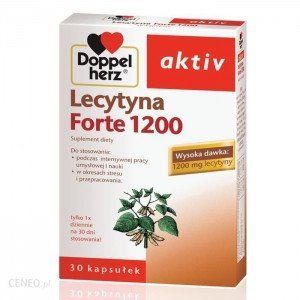 Doppelherz Lecytyna 1200 Forte - лецитин при интенсивной умственной нагрузке, 30 таб. 103429 фото
