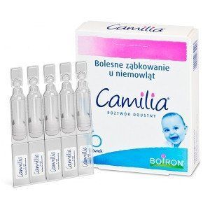 BOIRON Camilia - раствор при болезненном прорезывании зубов у младенцев, 10 амп. х 1 мл 104129 фото
