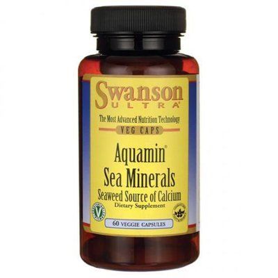 Aquamin Sea Minerals - мінеральний комплекс з червоних морських водоростей, 60 кап. 102579 фото