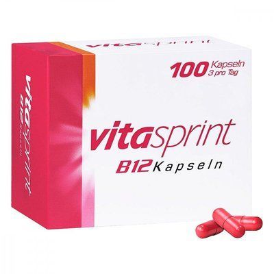 Vitasprint B12 - для зміцнення та покращення загального стану організму капсули (100 шт.) (Німеччина) 104979 фото
