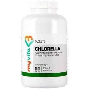 Chlorella - водоросли хлореллы, 250 мг, 1000 таб. 103480 фото