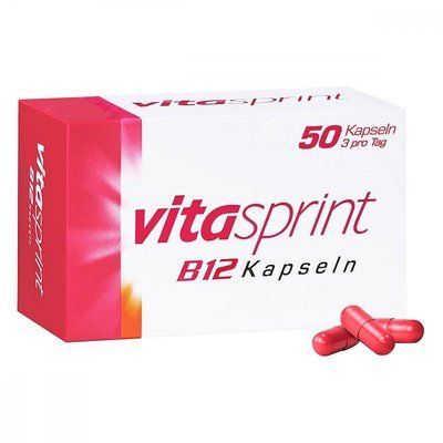 Vitasprint B12 - для зміцнення та покращення загального стану організму капсули (50 шт.) ( Німеччина) 104980 фото
