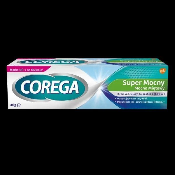 Corega Fresh Breath Фіксуючий крем, Super Strong, Mint Mint (Fresh Breath), 40 г 105195 фото