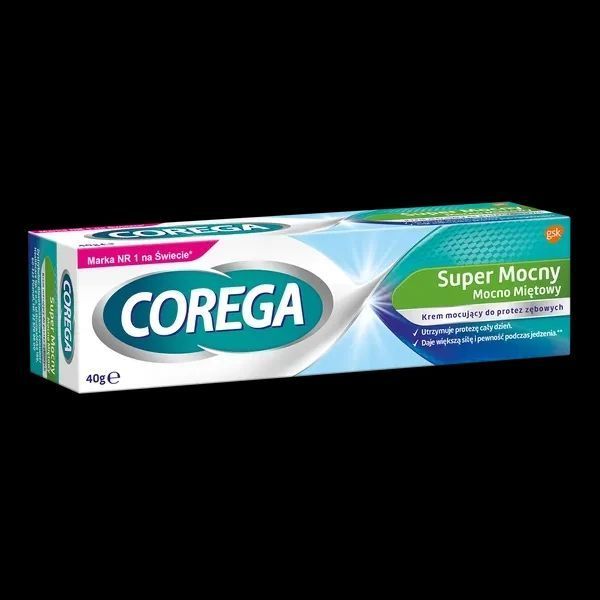 Corega Fresh Breath Фіксуючий крем, Super Strong, Mint Mint (Fresh Breath), 40 г 105195 фото