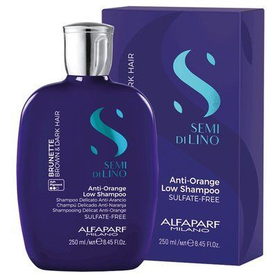 Alfaparf Brunette Anti-Orange Low Shampoo - для каштанового і дуже темного волосся 250мл 105131 фото