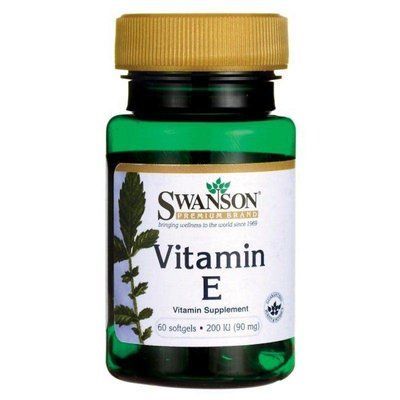 Vitamin E - витамин E, 200IU, 60 кап. 102781 фото