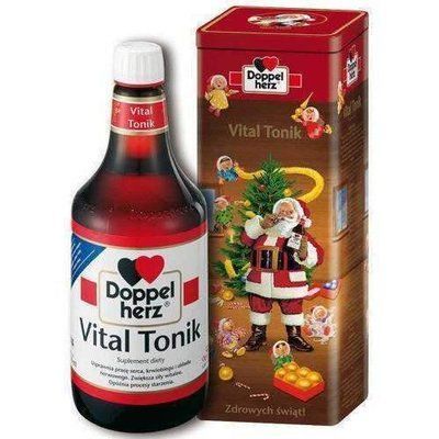Doppelherz Vital Tonik - для сердечно-сосудистой и нервной систем, подарочная упаковка, 1000 мл 102681 фото