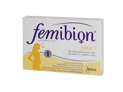 Femibion Natal 1, харчова добавка для вагітних жінок, 30 таблеток 104182 фото