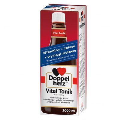 Doppelherz Vital Tonik - для сердечно-сосудистой и нервной систем, 1000 мл 102682 фото