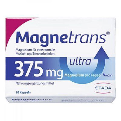 Magnetrans 375 mg ultra &mdash; біологічно активна харчова добавка, що містить магній, 20 шт. 105846 фото