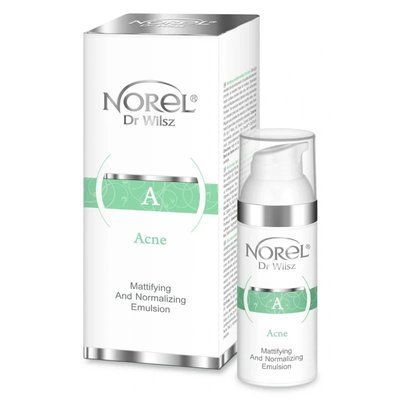 Norel Acne - Матируюча і нормалізуюча емульсія для обличчя від прищів 50мл 105032 фото
