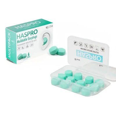 Haspro Multi &mdash; Одноразові беруші Haspro Multi 10 Mint, 10 пар 105797 фото
